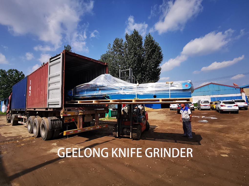 couteau affûtage machine exporté par geelong