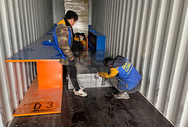 Le séchoir à placage de presse solide à 3 conteneurs est exporté