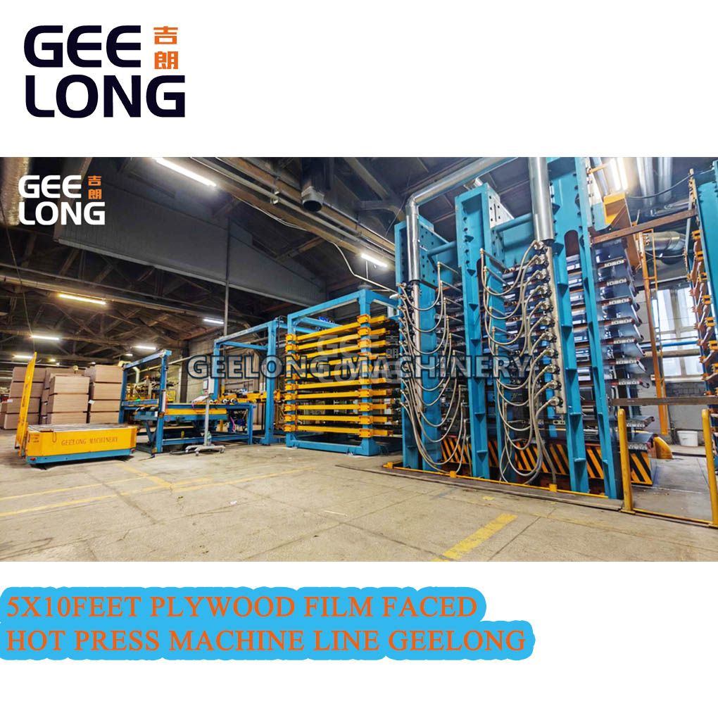 5x10feet film de contreplaqué fait face à la ligne de machine de presse à chaud GEELONG