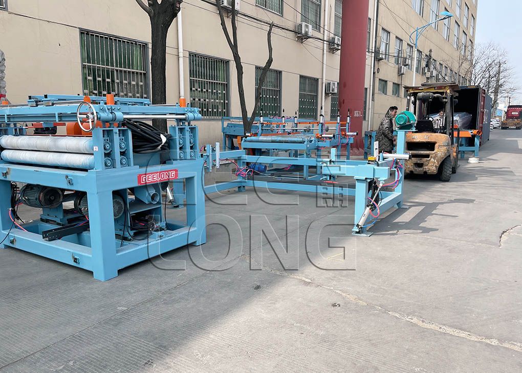 Machine de coupe de bord de contreplaqué de type rouleau de la Chine GEELONG